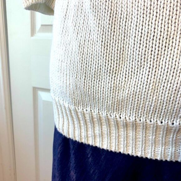 Theory White Linen Cotton Button Down Cardigan Size M Style: Jaklyn/Marbella - Picture 6 of 8